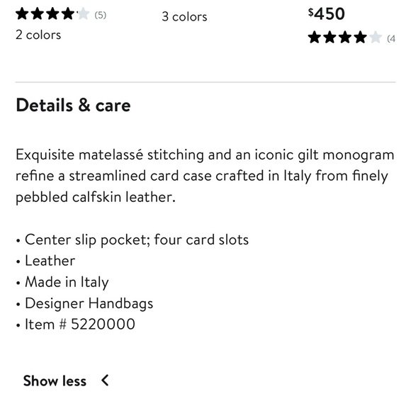 Saint Laurent Cassandre Matelassé Leather Card Case - Picture 3 of 7